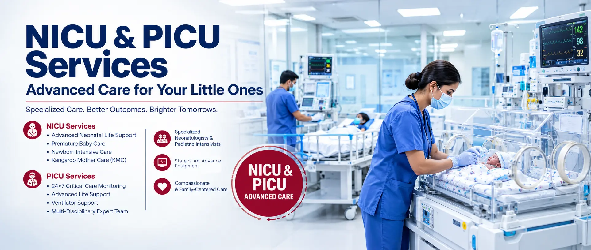 NICU & PICU Services at Apple Hospital